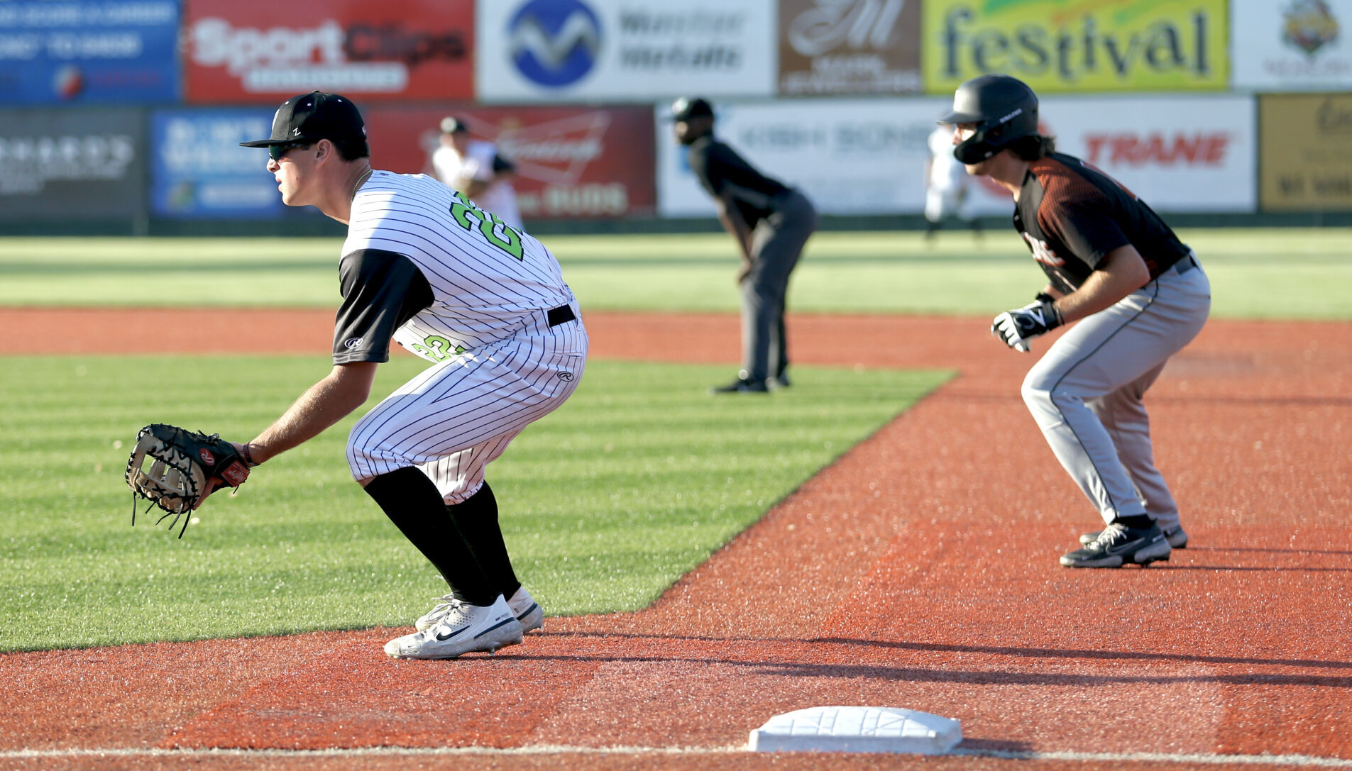 Sam Siegal at First Base